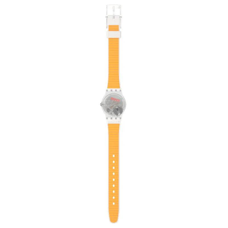 Swatch - Unisex White Rubber Strap Watch - LE108