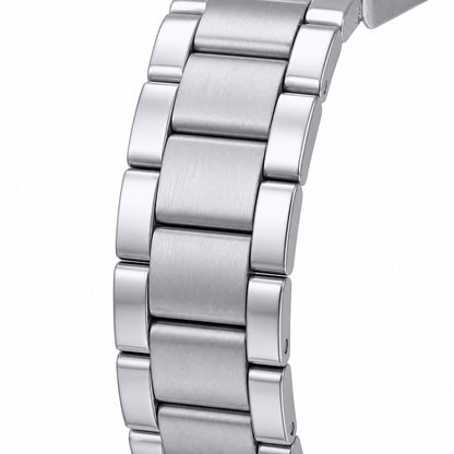 Casio LTP-VT04D-2ADF-Navy Blue Patterned Dial-Slim S/Steel-Minimalist
