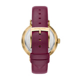 Michael Kors Addyson Womens Purple Leather Watch-MK2970