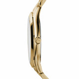 Michael Kors Slim Runway Gold Stainless Steel Women Watch-MK3179