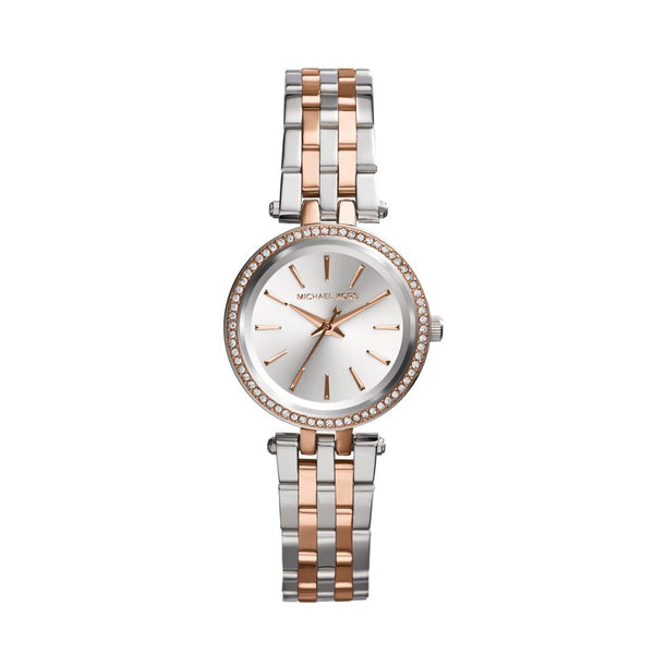 Michael Kors Darci Womens Silver Stainless Steel Watch-MK3298