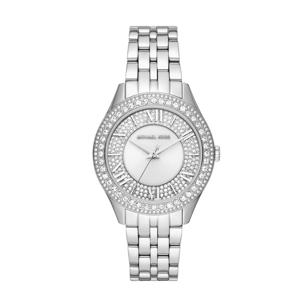 Michael Kors Harlowe Women Silver Stainless Steel Watch-MK4708