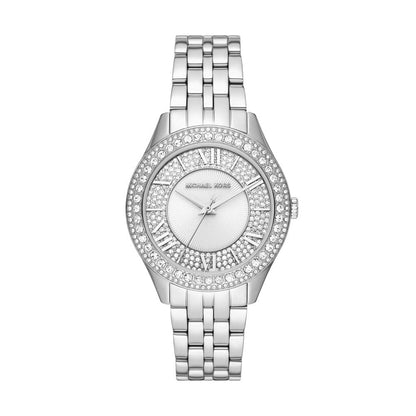 Michael Kors Harlowe Women Silver Stainless Steel Watch-MK4708
