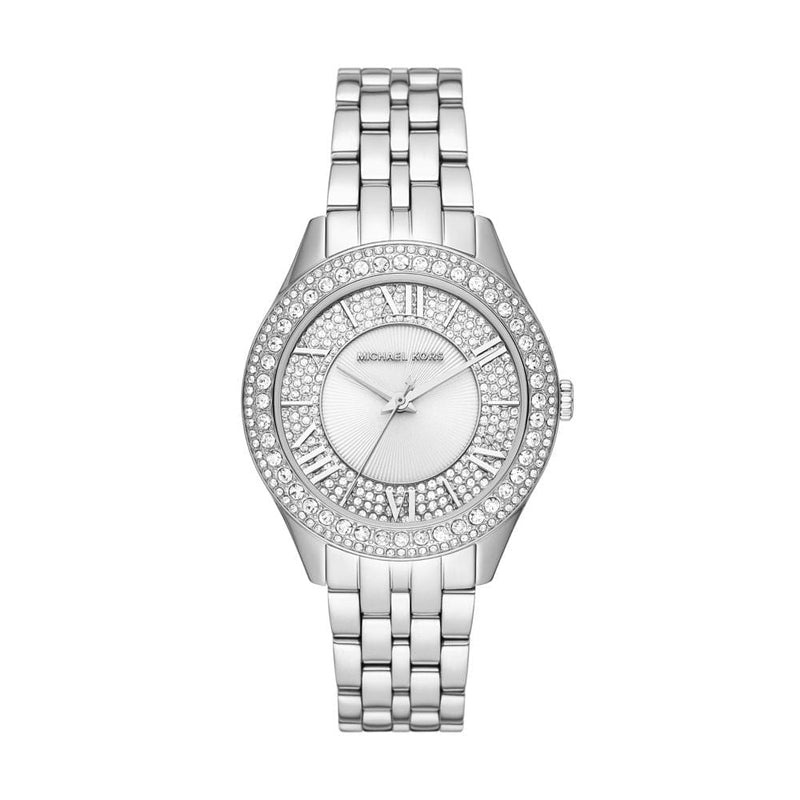 Michael Kors Harlowe Women Silver Stainless Steel Watch-MK4708