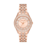 Michael Kors Harlowe Women Rose Gold Stainless Steel Watch-MK4710