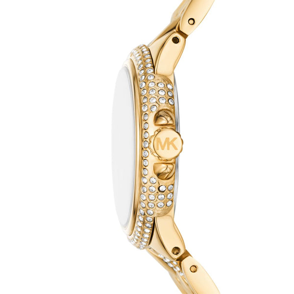 Michael Kors Camille Womens Gold Stainless Steel Watch-MK4801