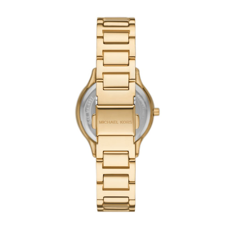 Michael Kors Sage Womens Gold Stainless Steel Watch-MK4822