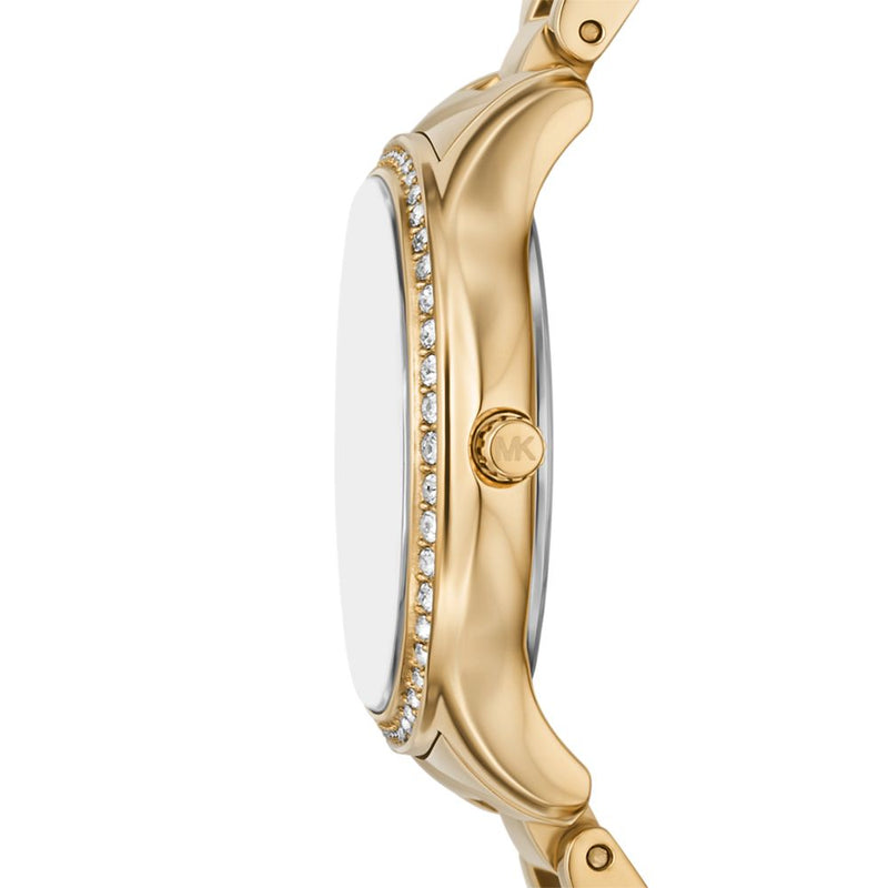 Michael Kors Sage Womens Gold Stainless Steel Watch-MK4822