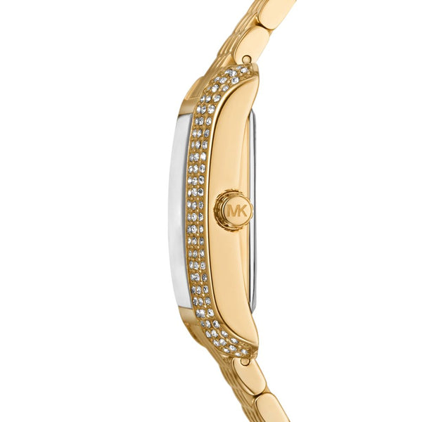 Michael Kors Emery Womens Gold Stainless Steel Watch-MK4826