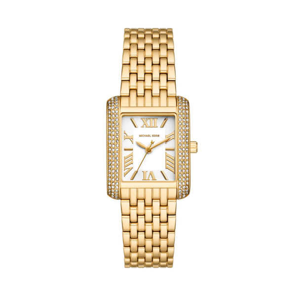 Michael Kors Emery Womens Gold Stainless Steel Watch-MK4826