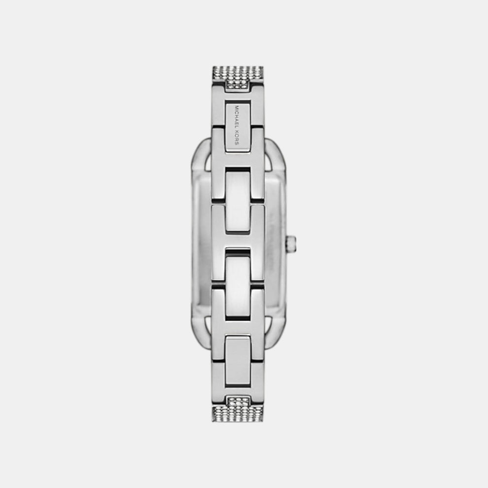 Michael Kors Mk Empire Womens Silver Stainless Steel Strap Watch-MK4841