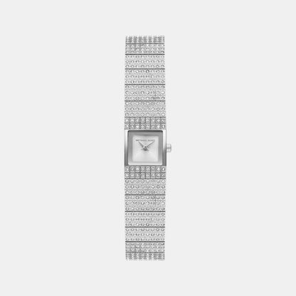 Michael Kors Darrington Womens Silver Stainless Steel Strap Watch-MK4886
