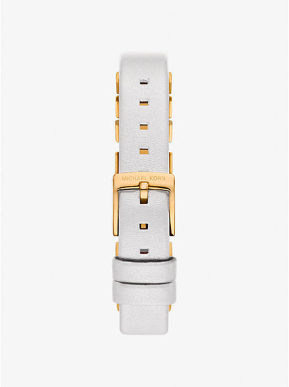 Michael Kors Darrington Womens Gold Stainless Steel Strap Watch-MK4899