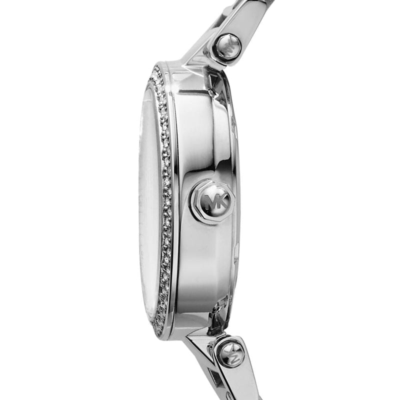 Michael Kors Parker Silver/Steel Womens Stainless Steel Watch-MK5615