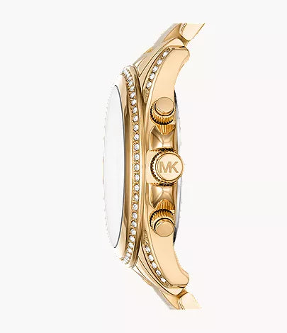 Michael Kors Blair Womens Gold Stainless Steel Watch - MK6762