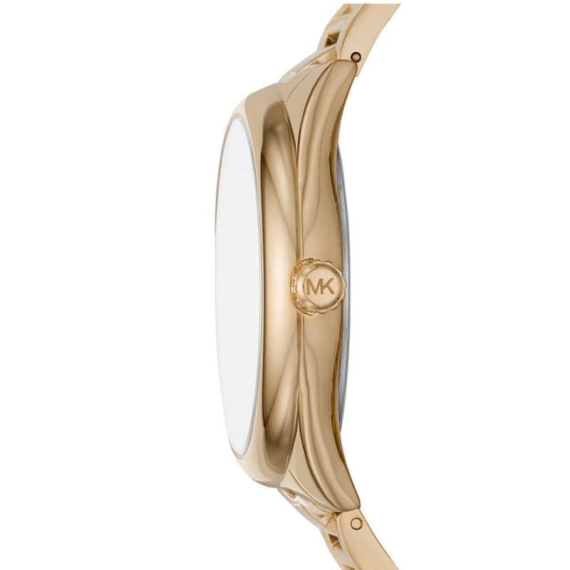 Michael Kors Mfo Janelle Womens Gold Stainless Steel Watch - MK7088