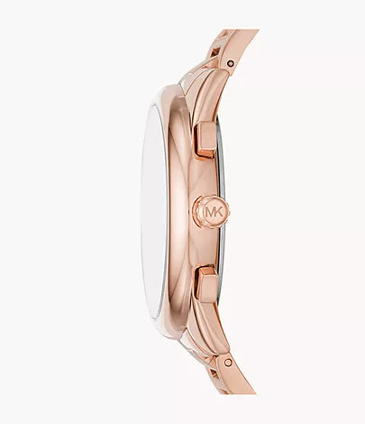 Michael Kors Mfo Janelle Womens Rose Gold Stainless Steel Watch - MK7108