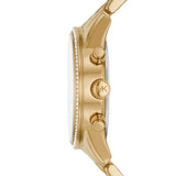 Michael Kors Ritz Womens Gold Stainless Steel Watch-MK7310