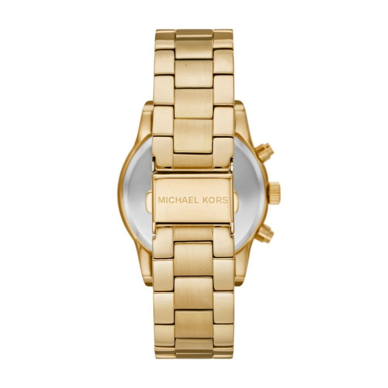 Michael Kors Ritz Womens Gold Stainless Steel Watch-MK7310