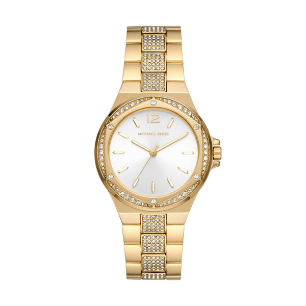 Michael Kors Lennox Women Gold Stainless Steel Watch-MK7361