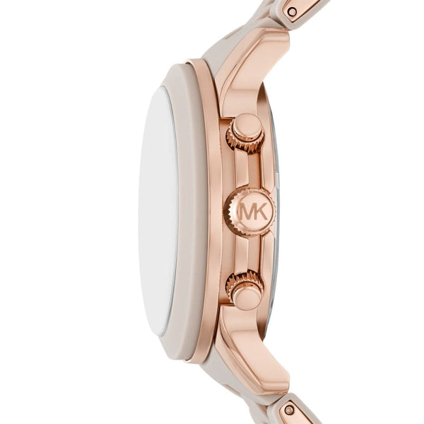 Michael Kors Runway Womens White Stainless steel Watch-MK7386