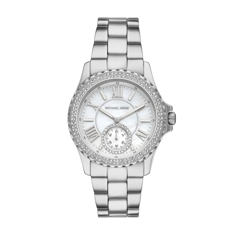 Michael Kors Everest Womens Silver Stainless steel Watch-MK7403