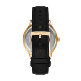 Michael Kors Runway Womens Black Leather Watch-MK7482