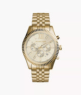 Michael Kors Lexington Gold Stainless Steel Men Watch-MK8281