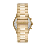 Michael Kors Runway Mens Gold Stainless Steel Watch-MK8909