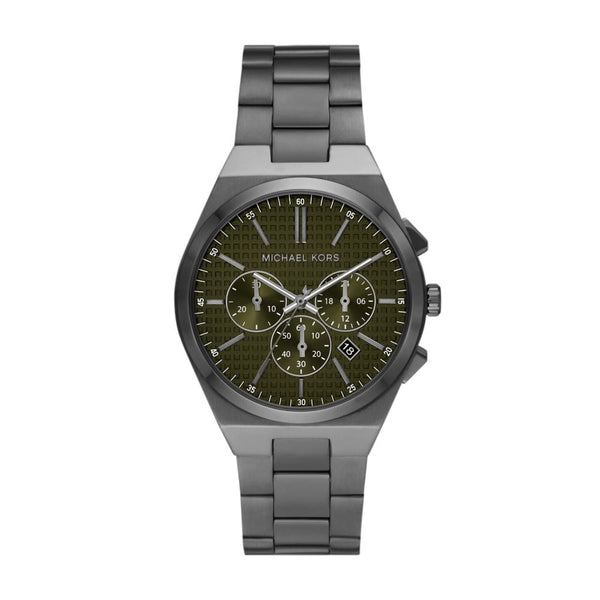 Michael Kors Lennox Mens Grey Stainless steel Watch-MK9118