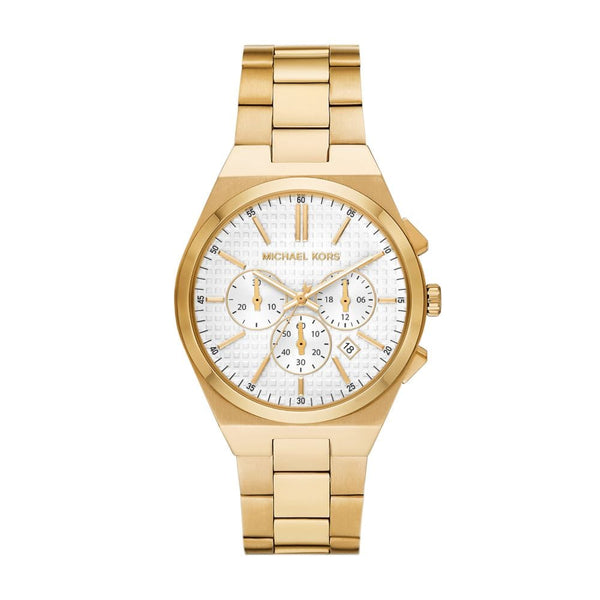 Michael Kors Lennox Mens Gold Stainless steel Watch-MK9120