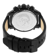 Diesel Griffed Black Leather Men Watch-DZ4519