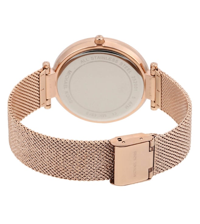 Michael Kors Darci Rose Gold Stainless Steel Women Watch-MK4519