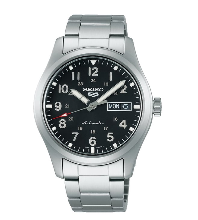 Seiko 5 Sports SRPG27K1-39MM-100m WR-Automatic Men's Watch Black