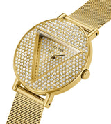 Guess Hadlock  Womens Gold Stainless steel Strap Watch-GW0477L2