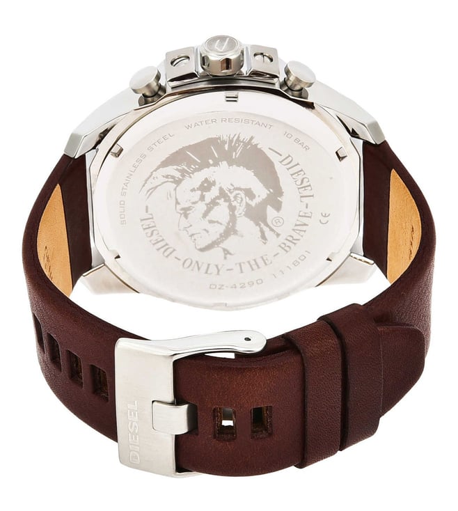 Diesel Diesel Chief Series Brown Leather Men Watch-DZ4290