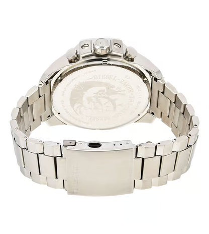 Diesel Mega Chief Men Silverstainless Steel Watch-DZ4308