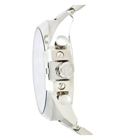 Diesel Mega Chief Men Silverstainless Steel Watch-DZ4308