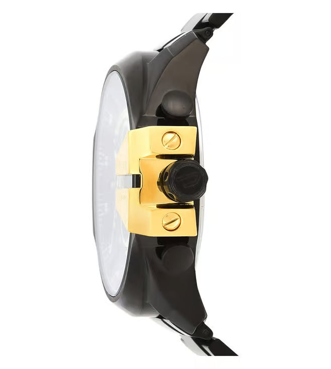 Diesel Men Black Stainless Steel Watch-DZ4338
