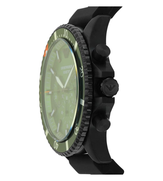 Armani Mens Black Polycarbonate Watch - AR11463