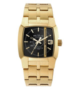 Diesel Cliffhanger Mens Gold Stainless Steel Watch-DZ2151