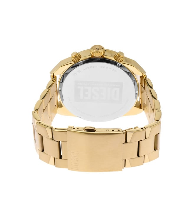 Diesel Spiked Chronograph Gold-Tone Stainless Steel Watch - DZ4608