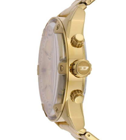 Diesel Spiked Chronograph Gold-Tone Stainless Steel Watch - DZ4608