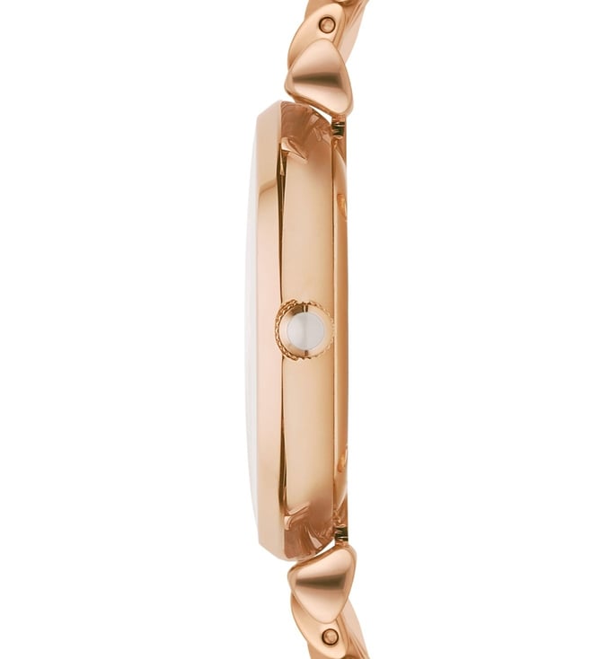 Armani Womens Rose Gold Stainless Steel Watch - AR1909