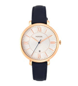 Fossil Jacqueline Navy Leather Women Watch-ES3843