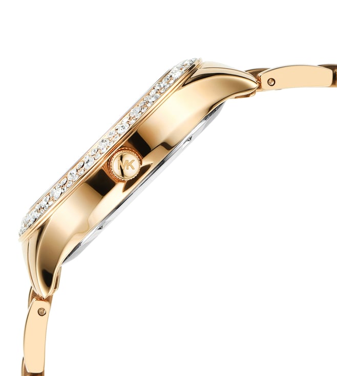 Michael Kors Liliane Gold Stainless Steel Watch-MK4555