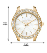 Michael Kors Liliane Gold Stainless Steel Watch-MK4555