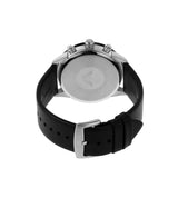 Armani Mario Black Leather Men Watch-AR11243