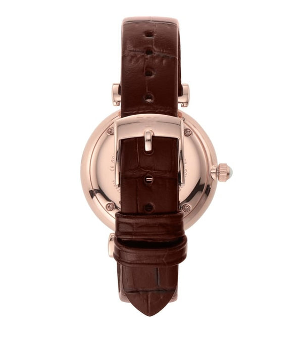 Armani Womens Brown Leather Watch - AR11269