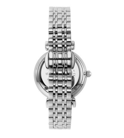Armani Gianni T-Bar Womens Silver Stainless Steel Watch-AR11445